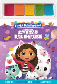 Painting book from Gabby's Dollhouse by Alligator Products, colorful pages featuring characters for kids' art and activity fun.
