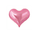 Ibrex Metallic Pink 14" Heart Foil Balloon 5pk