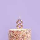 Hootybaloo Metallic Rose Gold Candle Number 8