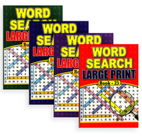 Wordsearch Book Large Print A4 12pk