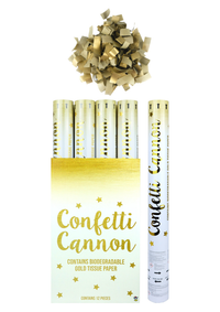 Gold Paper Confetti Shooter 50cm