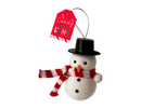 Gem Imports Decoration Snowman Glittered