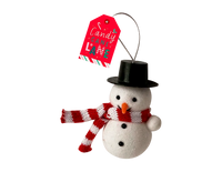 Gem Imports Decoration Snowman Glittered