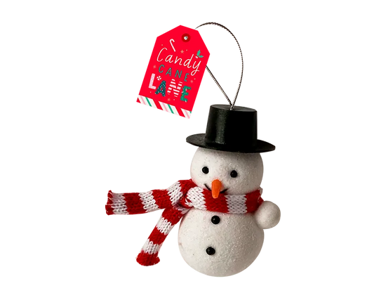Gem Imports Decoration Snowman Glittered
