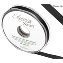 Eleganza Satin Ribbon Black 10mm x 20m