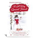 Prelude 6 Pack Cards C50 Christmas Friend Snowman
