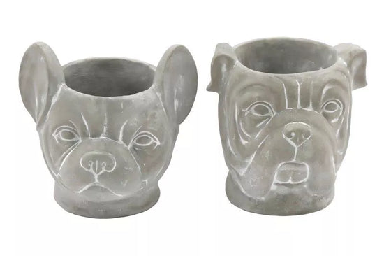 Sifcon Planter Dog Head 19cm (Design May Vary)