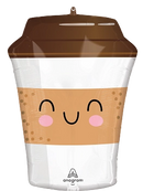 Anagram Sippy Friends Coffee 21" Foil Balloon