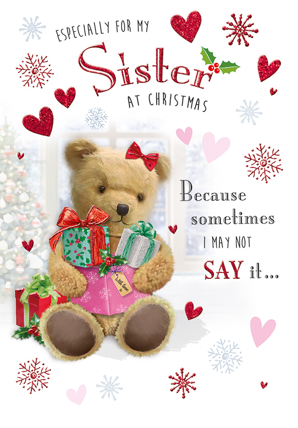Regal 6 Pack C75 Cards Christmas Sister