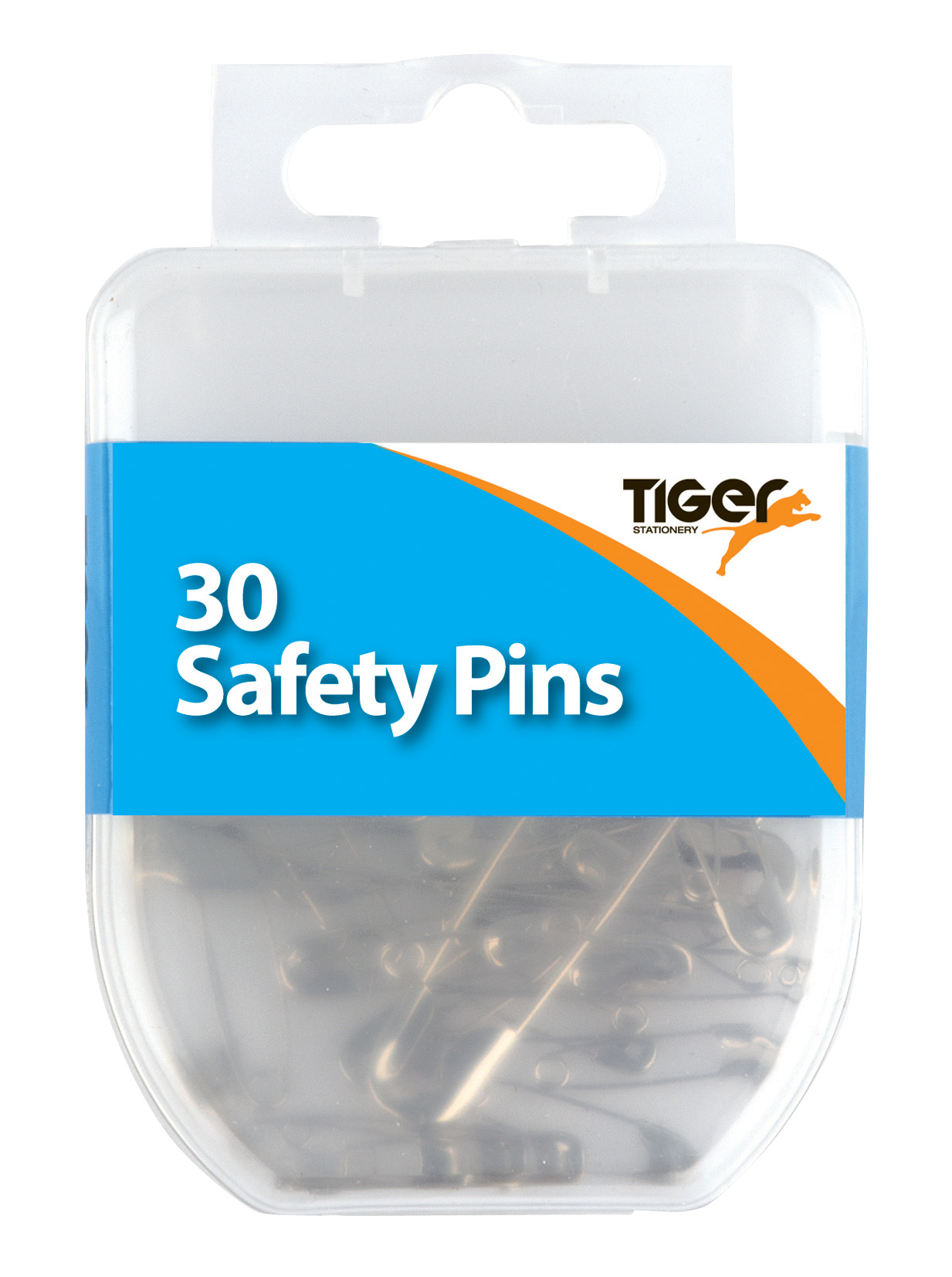 Safety Pins Steel Assorted 10pk