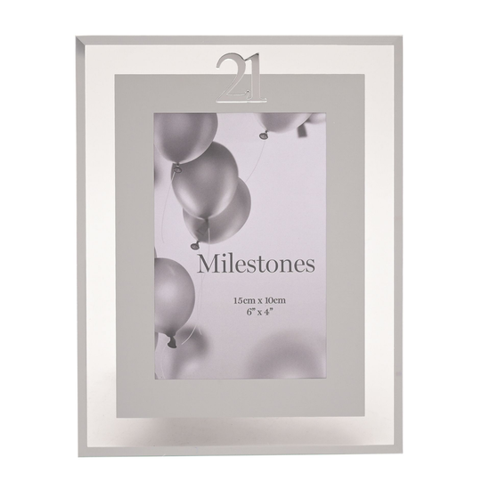 Milestones Frame Silver Age 21 4x6