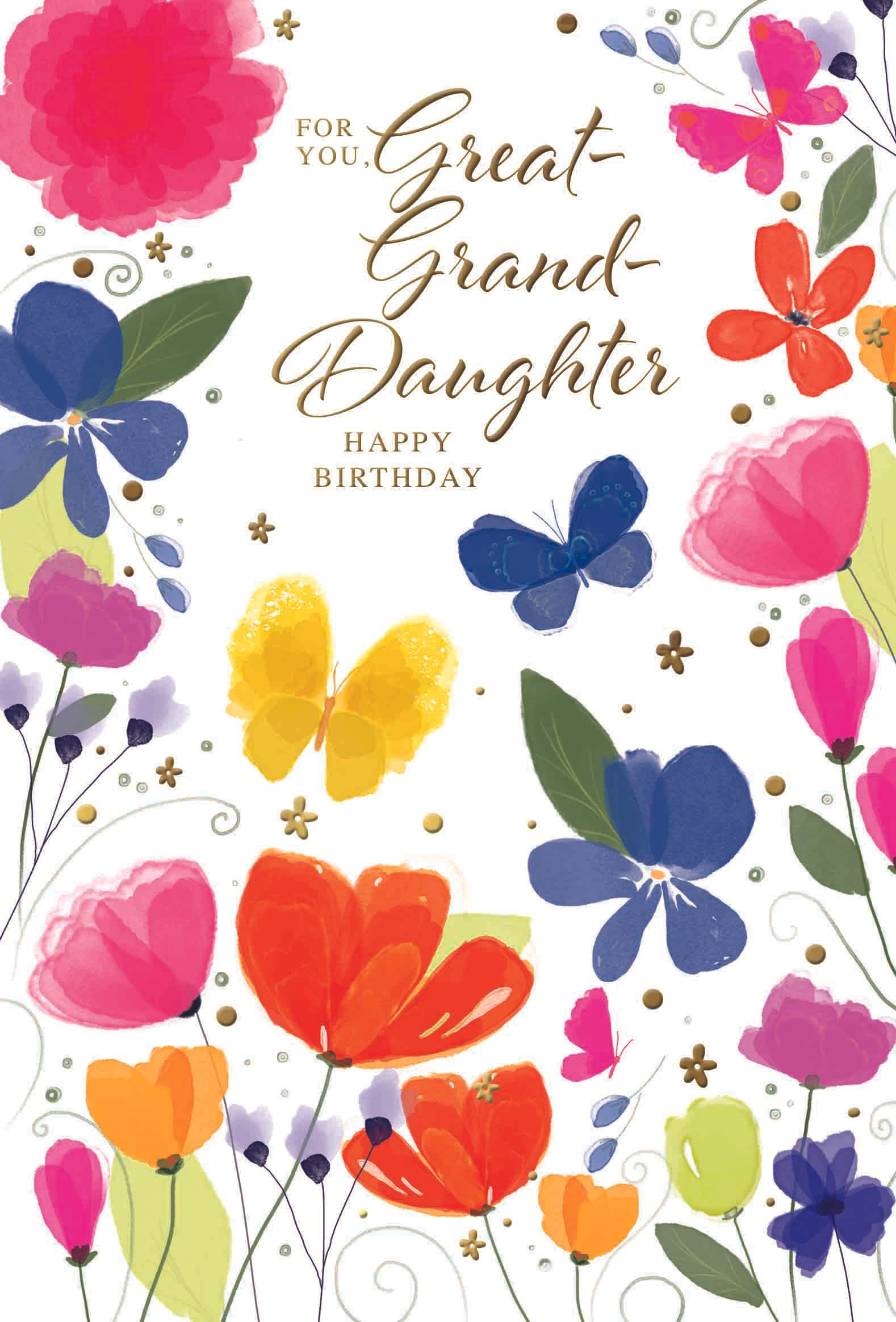 Simon Elvin C50 Birthday Great-Granddaughter 6pk