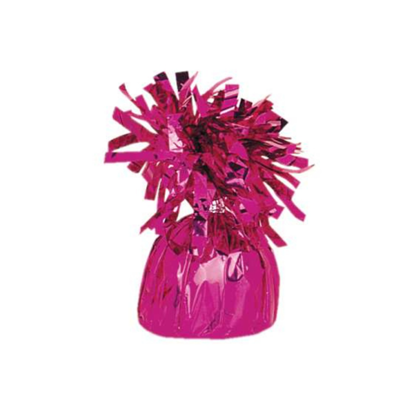 Unique Tassel Balloon Weight Magenta