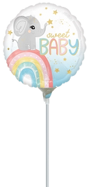Anagram Foil Balloon Satin Baby Elephant 9