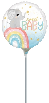 Anagram Foil Balloon Satin Baby Elephant 9