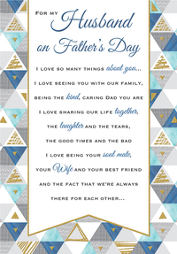 Regal 6 Pack Cards M2 Father's Day Husband