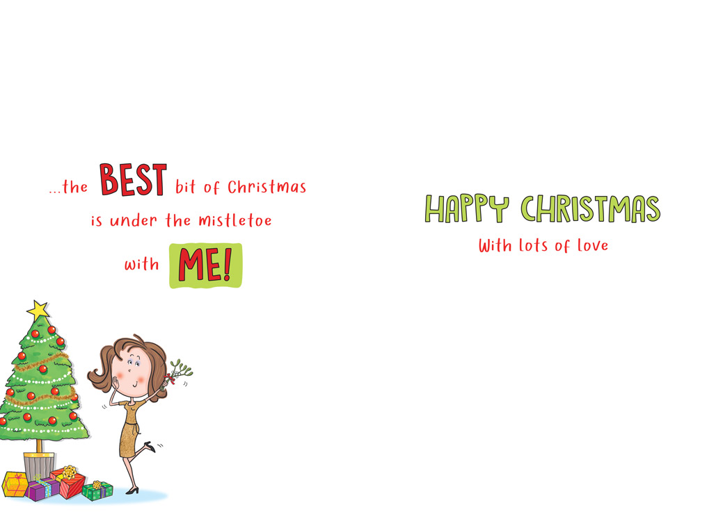 Regal 6 Pack C75 Cards Christmas Wife