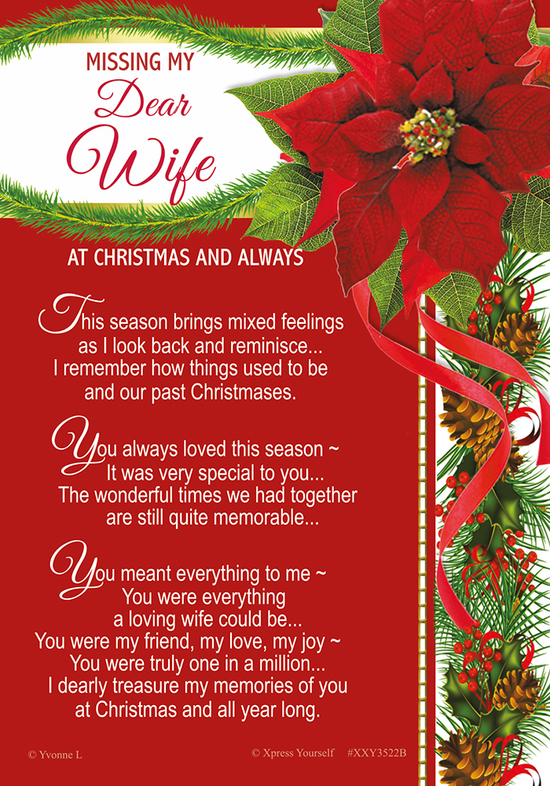 Xpress Yourself Memorial Christmas Wife 6pk
