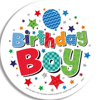 Big Badges Birthday Boy 6pk