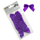 Italian Options 12 Pack Ribbon Bows Purple 5cm