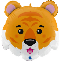 Tiger Head 28" Foil Balloon