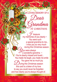 Xpress Yourself Memorial Christmas Grandma 6pk