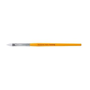 Medium Flat Face Painting Brush - Yellow