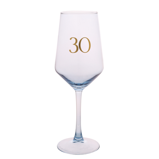 Widdop Wine Glass Confetti Age 30