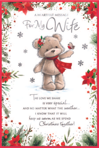 Simon Elvin 6 Pack Cards C75 Christmas Wife