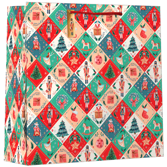 Partisan 6 Pack Gift Bag Nutcracker Jumbo
