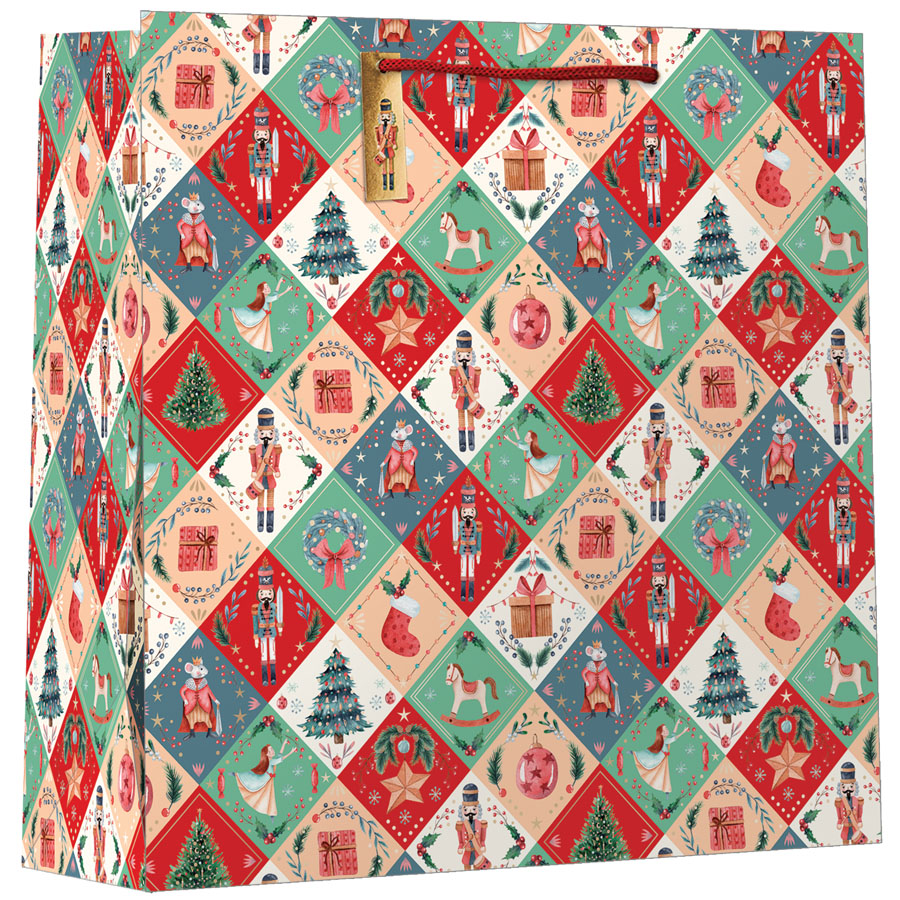 Partisan 6 Pack Gift Bag Nutcracker Jumbo