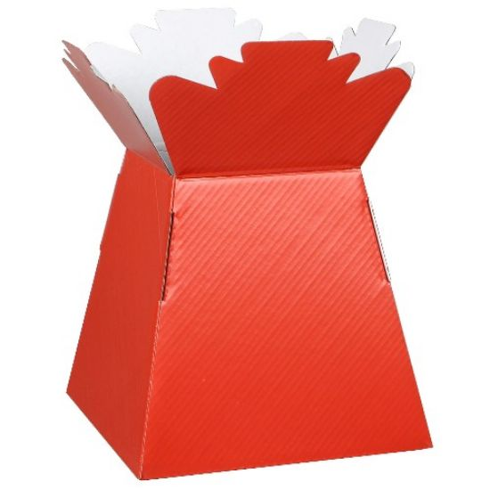 Living Vase Glossy Red 17.5x24cm