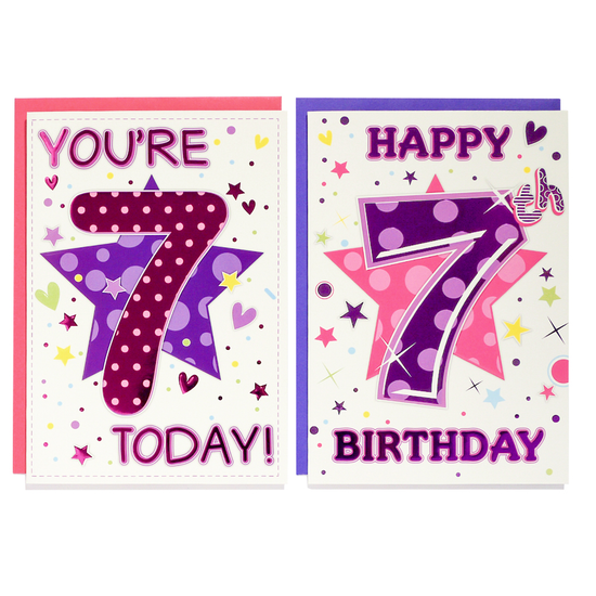 Poppyhill C50 Birthday Age 7 12pk