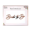Eurowrap Banner Bride To Be Rose Gold