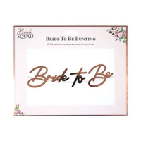 Eurowrap Banner Bride To Be Rose Gold