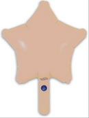 Oaktree Matt Nude Star 9" Foil Balloon (Loose)