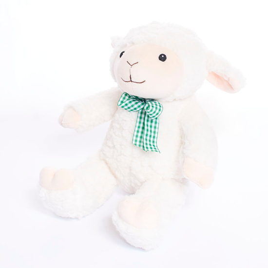 Tiger Feet Soft Toy Lamb With Bow 25cm