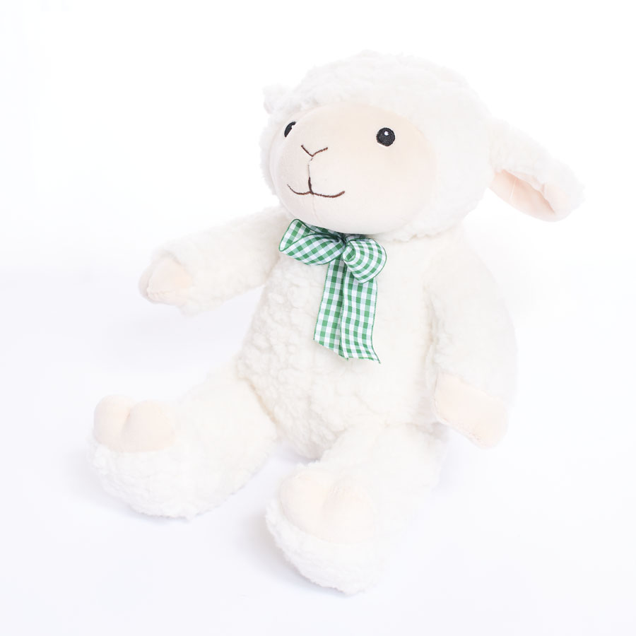 Tiger Feet Soft Toy Lamb With Bow 25cm