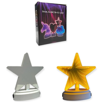 Huggables Light Gold Star 18cm