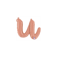 Grabo Foil Balloon Rose Gold 14" Letter U
