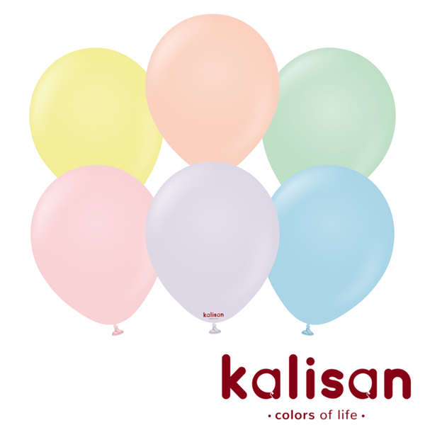 Kalisan Standard Macaron Mix 18" Latex 25pk