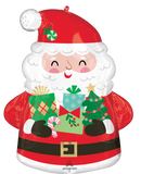 Anagram Foil Balloon Supershape Jolly Santa 25"