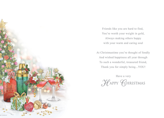 Regal 6 Pack C75 Cards Christmas Friend