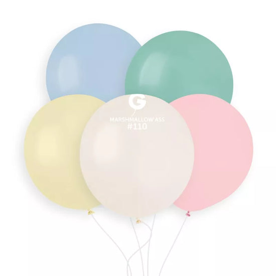 Gemar 25 Pack Latex Balloons Assorted 19"