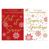 Poppyhill C50 Christmas Great-Granddaughter 12pk