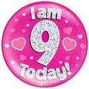 Oaktree Badge 9 Today Pink Jumbo 6