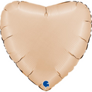 Grabo Foil Balloon Satin Nude Heart 22"