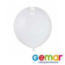 Gemar Standard White 19" Latex Balloons 25pk