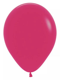 Sempertex Fashion Raspberry 12-inch latex balloons, 12-pack, used for decoration, bright raspberry color, latex material, party decor.