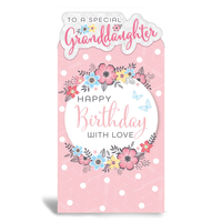 Prelude Platinum C55 Birthday Granddaughter 6pk